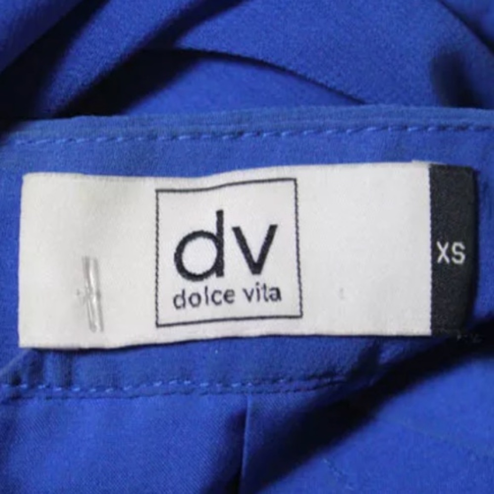 DOLCE VITA BLUE STRAPPY OPEN BACK DRESS SIZE XS - Picture 6 of 8